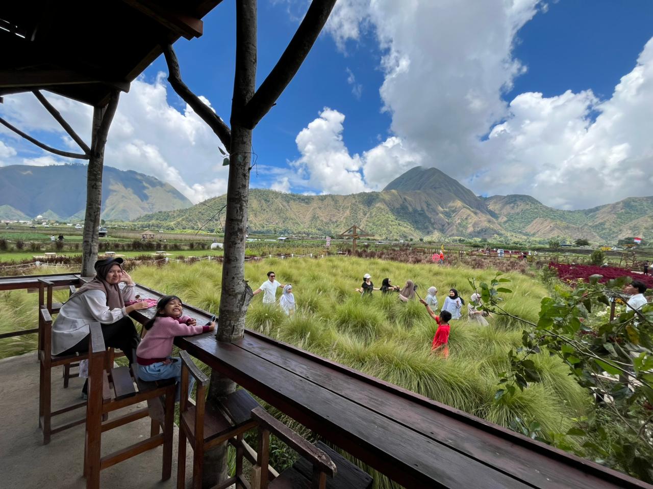 Kedai Sawah Sembalun Cafe View Rinjani Lombok