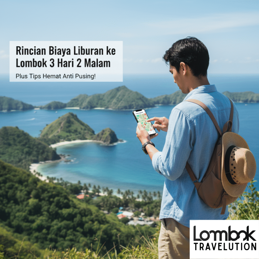 Rincian biaya liburan ke Lombok 3 hari 2 malam bersama Lombok Travelution