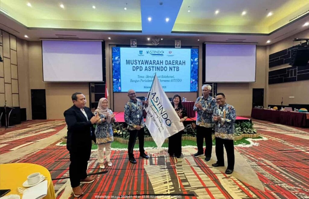 Sahlan M. Saleh terpilih secara aklamasi sebagai Ketua DPD ASTINDO NTB dalam Musda 2026.