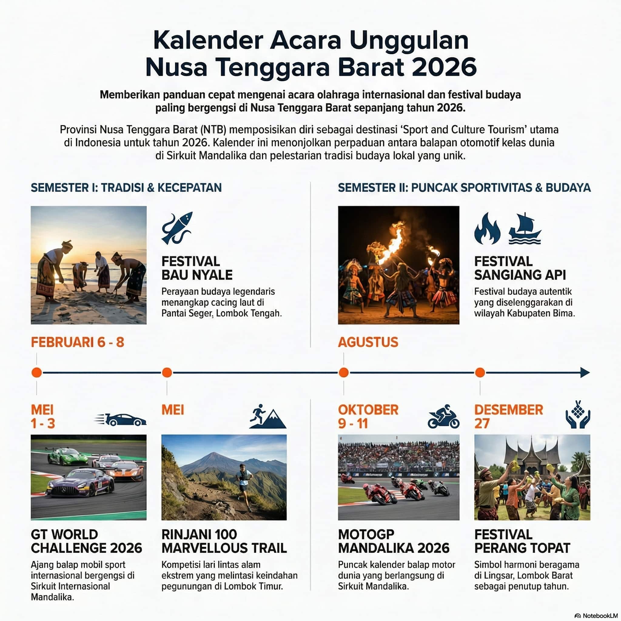 Kalender Event Pariwisata Nusa Tenggara Barat NTB Tahun 2026 Lengkap