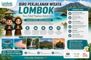 Biro perjalanan wisata Lombok untuk paket tour, open trip, rombongan, transportasi, dan akomodasi