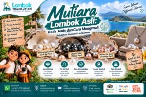 Mutiara Lombok asli dengan berbagai jenis mutiara dan panduan cara mengenali keasliannya
